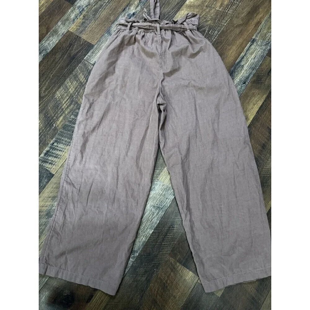American Eagle Mauve Super High-Rise Baggy Wide Leg Corduroy Pants Women's Small - Picture 4 of 5